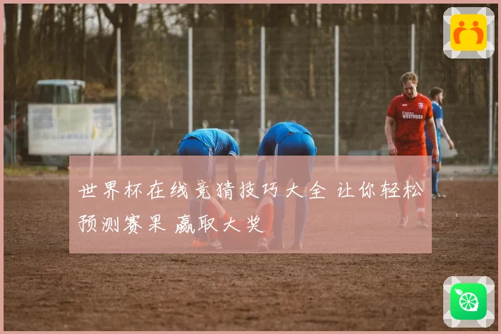 世界杯在线竞猜技巧大全 让你轻松预测赛果 赢取大奖